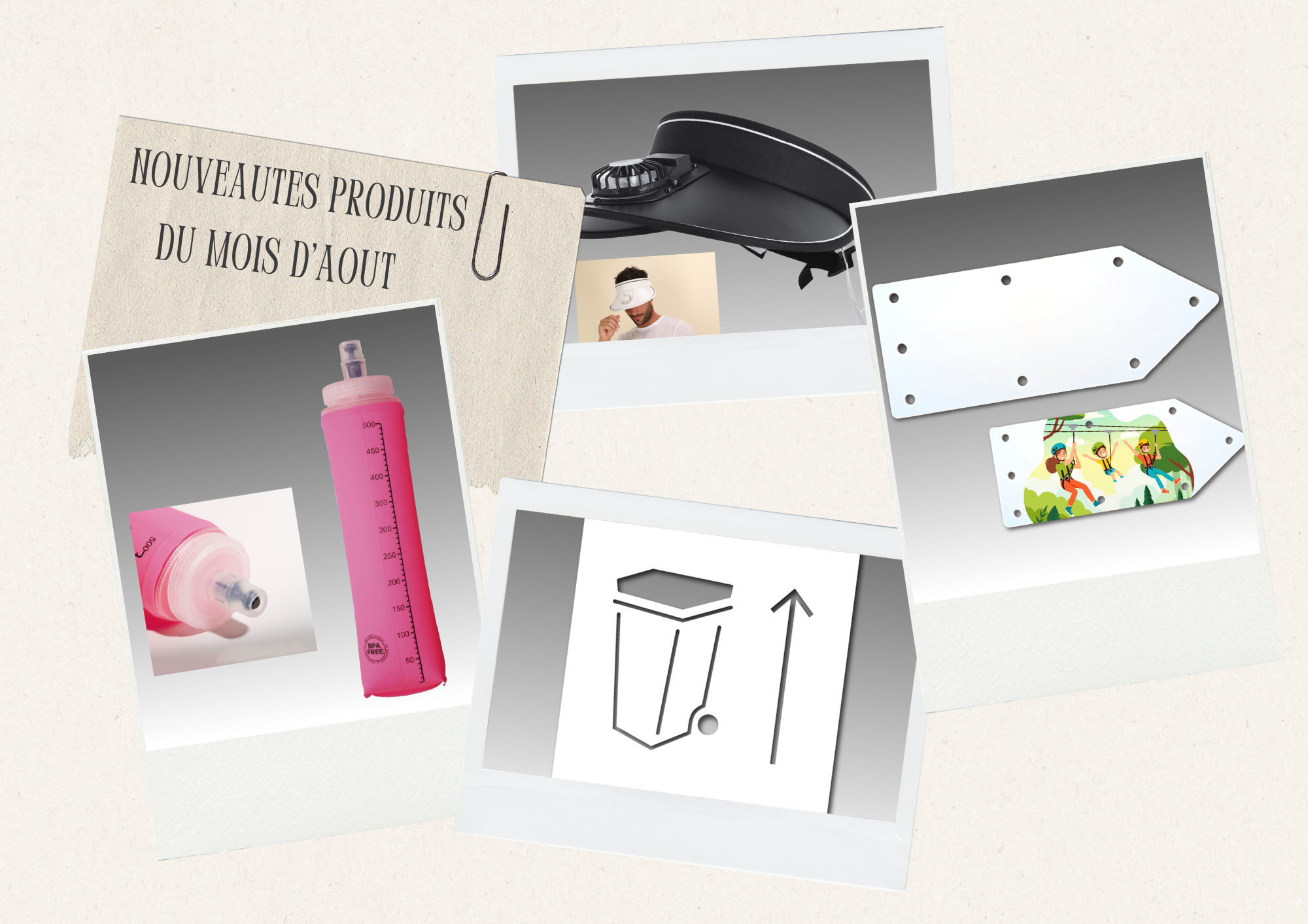présentation des nouveautés produits du mois d'aout